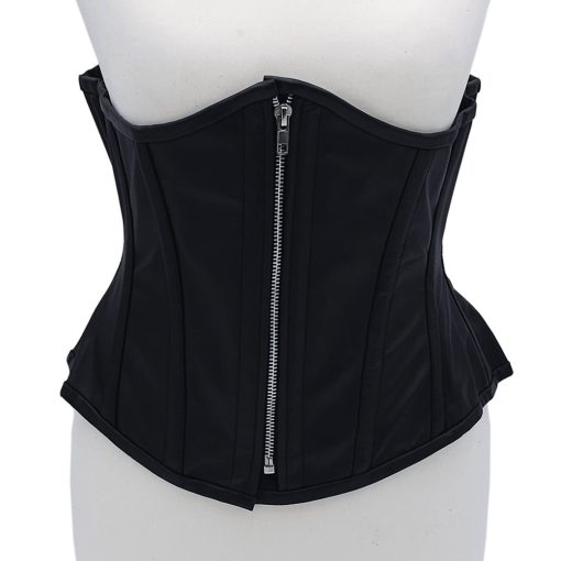 Rouge Leather Corset Black L/Xl