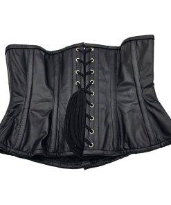 Rouge Leather Corset Black L/Xl