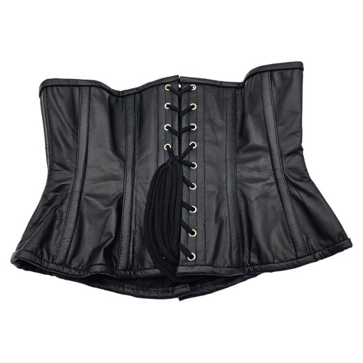 Rouge Leather Corset Black 3Xl/4Xl - Image 4