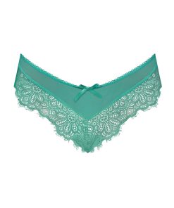Magic Silk Caribbean Crush Low Rise Cheeky Panty Aqua Glow L/Xl