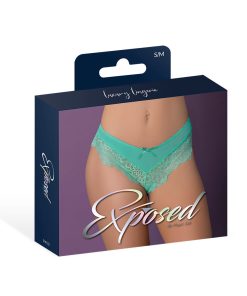 Magic Silk Caribbean Crush Low Rise Cheeky Panty Aqua Glow L/Xl