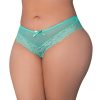 Magic Silk Caribbean Crush Low Rise Cheeky Panty Aqua Glow Queen Size
