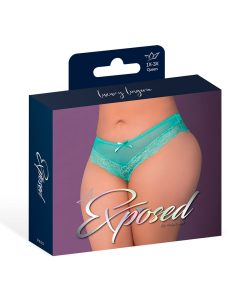 Magic Silk Caribbean Crush Low Rise Cheeky Panty Aqua Glow Queen Size