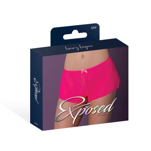 Magic Silk Pink Kink Flowy Boy Short Pink Glow S/M - Image 5