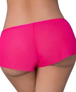 Magic Silk Pink Kink Flowy Boy Short Pink Glow Queen Size
