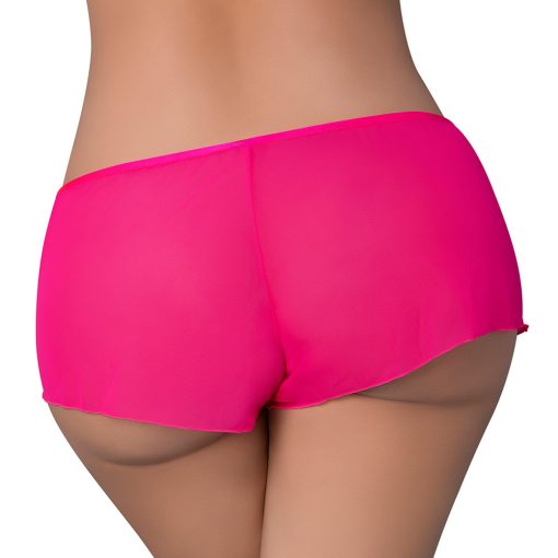 Magic Silk Pink Kink Flowy Boy Short Pink Glow Queen Size - Image 2