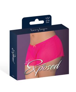 Magic Silk Pink Kink Flowy Boy Short Pink Glow Queen Size