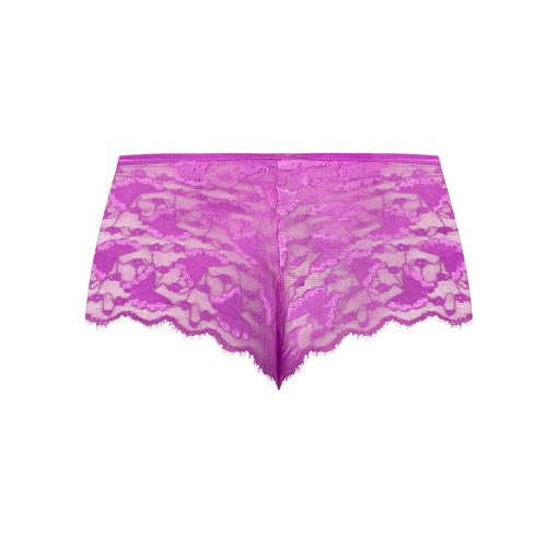 Magic Silk Butterfly Fantasies Boy Short Neon Purple S/M - Image 4