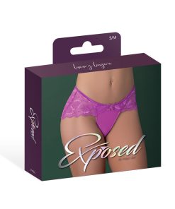 Magic Silk Butterfly Fantasies Boy Short Neon Purple S/M