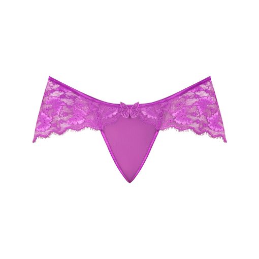 Magic Silk Butterfly Fantasies Boy Short Neon Purple L/Xl - Image 3