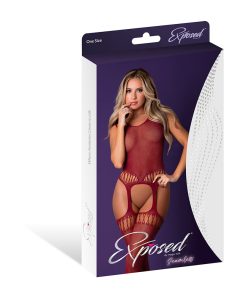 Magic Silk Seamless Bodystocking Burgundy O/S