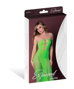 Magic Silk Seamless Gown Neon Lime O/S