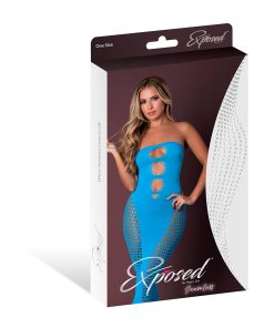 Magic Silk Seamless Gown Neon Turquoise O/S