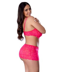 Skirt & Thong Set Diva Pink Queen Size