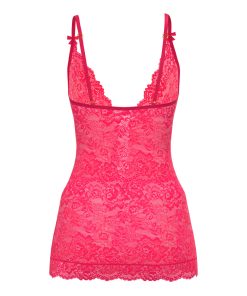 Magic Silk Get It Girl Plunge Chemise & G-Set Diva Pink L/Xl