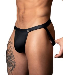 Male Power Oh Snap! Snap Off Thong Black S/M
