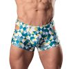Male Power Cut It Out! Cutout Mini Short Blue/White S