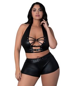 Lust Fetish Thalia Black Queen Size