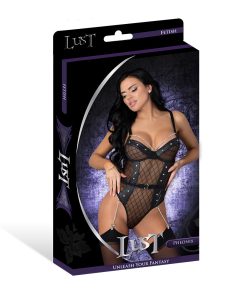 Lust Fetish Double Crossed Phoenix Black L/Xl