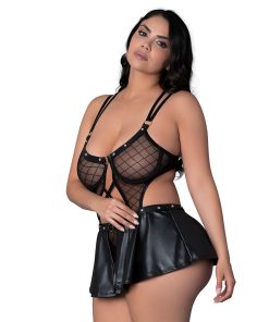 Lust Fetish Double Crossed Anastasia Black Queen Size