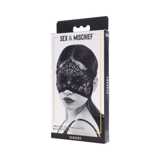 Sportsheets Sex & Mischief Veiled Vision Lace Blindfold - Image 11