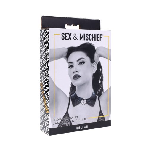 Sportsheets Sex & Mischief Heartbound Lace Day Collar - Image 12
