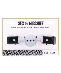 Sportsheets Sex & Mischief Lace Silicone Breathable Ball Gag