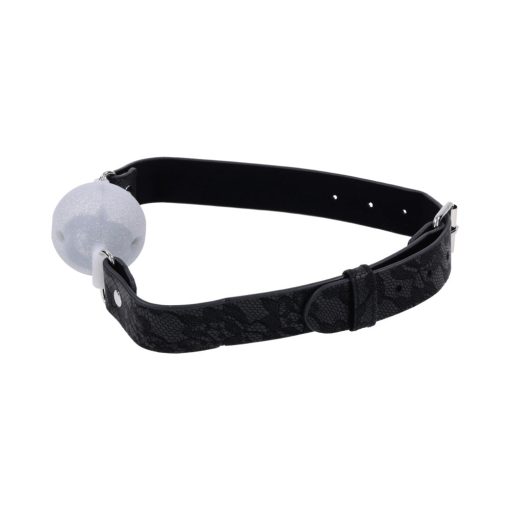 Sportsheets Sex & Mischief Lace Silicone Breathable Ball Gag - Image 8