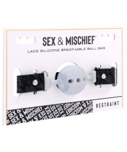 Sportsheets Sex & Mischief Lace Silicone Breathable Ball Gag