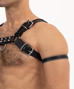 Prowler Red Bicep Band Grey