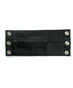 Prowler Red Leather Wrist Wallet Grey M