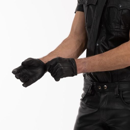 Prowler Red Leather Gloves L