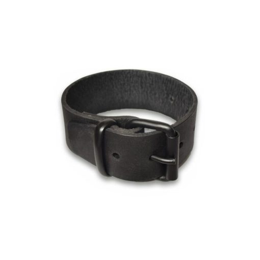Prowler Red Leather Buckle Bicep Band L