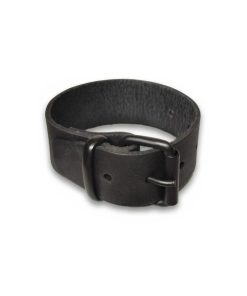 Prowler Red Leather Buckle Bicep Band Xl