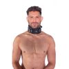 Prowler Red Leather Lockable Collar S/M