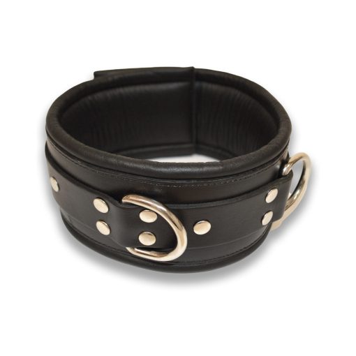 Prowler Red Leather Lockable Collar S/M - Image 4