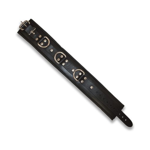 Prowler Red Leather Lockable Collar S/M - Image 5