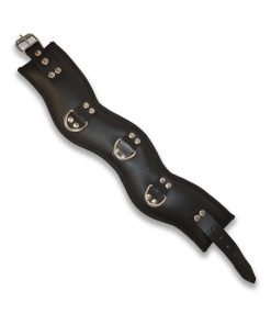 Prowler Red Leather Posture Collar S/M