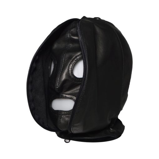 Prowler Red Leather Double Hood With Front Zipper - Image 2
