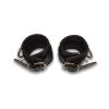 Prowler Red Leather Lockable Ankle Restraints S/M
