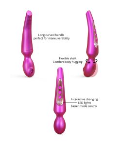 Love To Love Pleaser Flapping Vibrator – Iridescent Berry Silicone