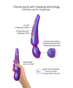 Love To Love Pleaser Iridescent Night – Wand Vibrator for Women