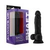 Shaft Model A 8.5 In. Liquid Silicone Dong With Balls Black