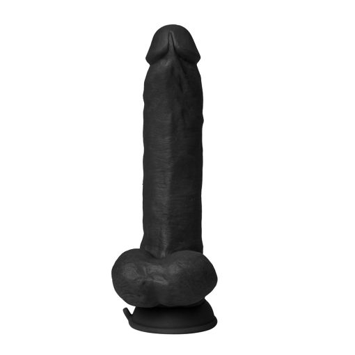Shaft Model C Remote Controlled Silicone Dildo 9.5-inches Suction Black - Image 3