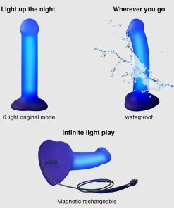 Strap-On-Me Glow-Led Dildo