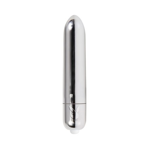 Playboy 70th Anniversary Chrome Bullet Vibrator – 10 Speeds, Waterproof - Image 2