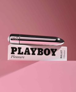 Playboy 70th Anniversary Chrome Bullet Vibrator – 10 Speeds, Waterproof