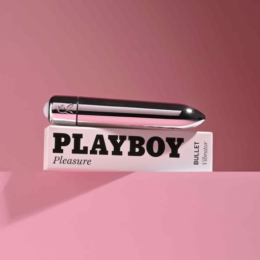 Playboy 70th Anniversary Chrome Bullet Vibrator – 10 Speeds, Waterproof - Image 4