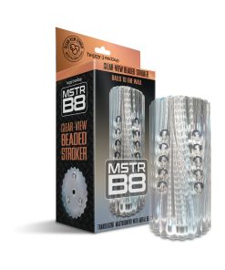 Mstr B8 Clear-View Beaded Stroker Balls To The Wall