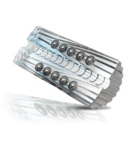 Mstr B8 Clear-View Beaded Stroker Balls To The Wall